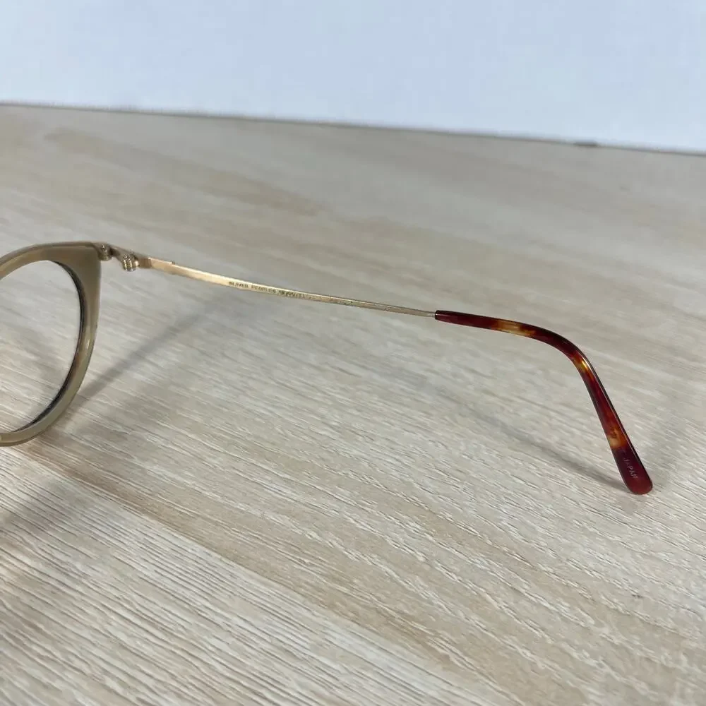 Vintage RARE! Oliver Peoples OP-98 402/BG Sunglasses FRAMES ONLY Gold Tortoise